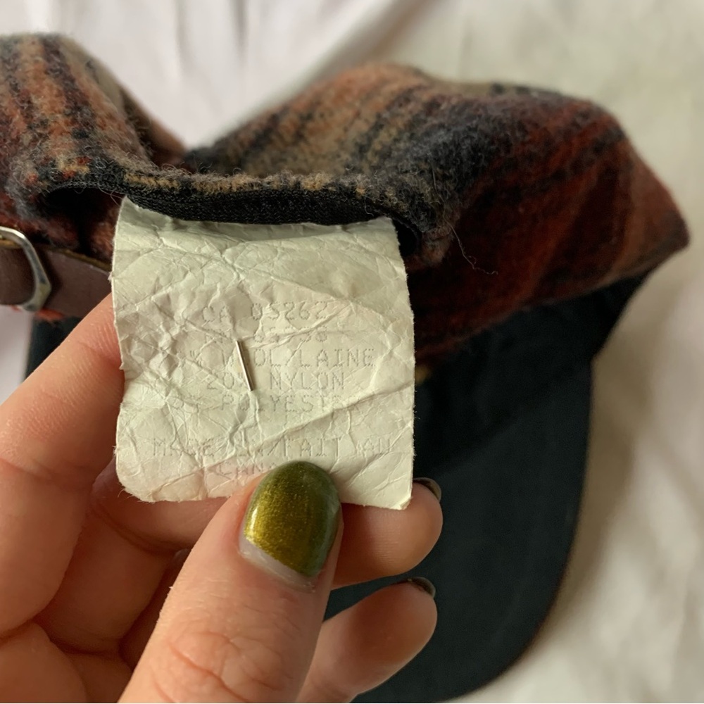 Vintage Plaid Point Zero Hat - Picture 10 of 10
